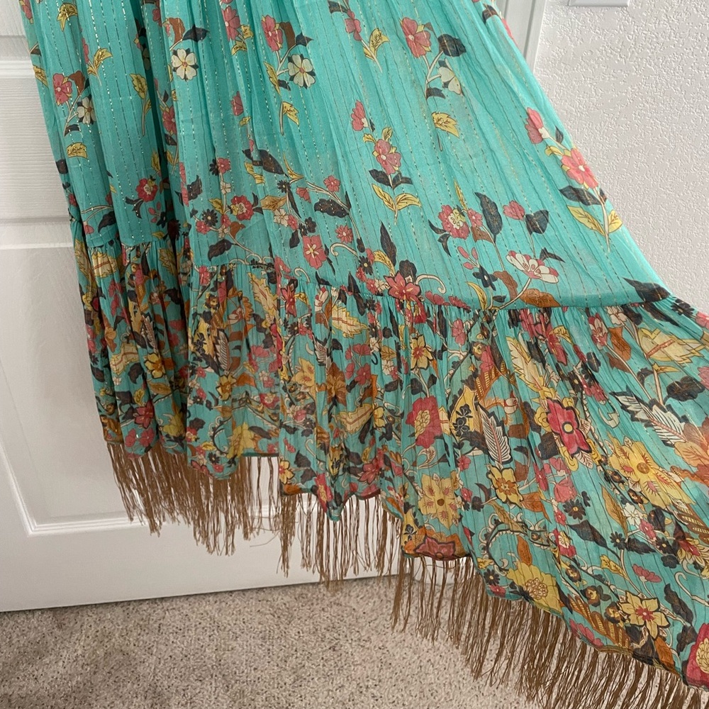 💥FLASH SALE NWOT RARE Spell Hendrix Tasseled Dress - Picture 15 of 17